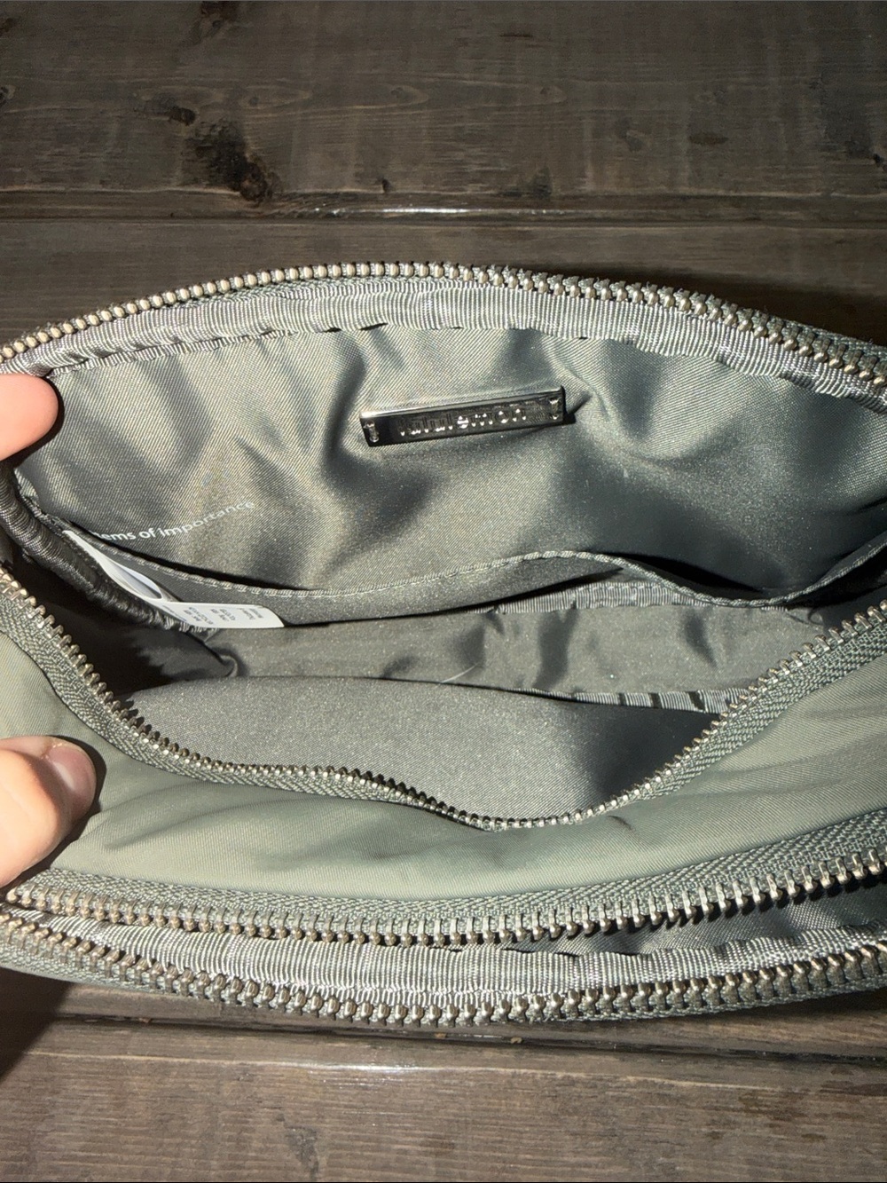 Lululemon Athletica Olive Green Camera Crossbody Bag - Picture 11 of 12